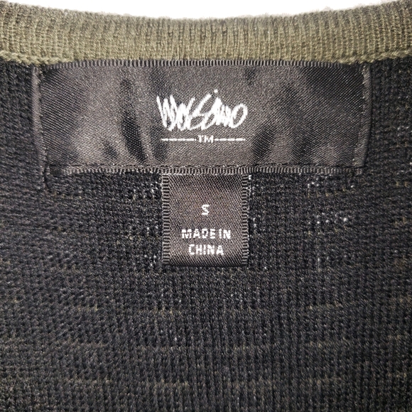 MOSSIMO SLEEVELESS SWEATER DRESS OLIVE GREEN / BLACK SIZE SMALL - Picture 4 of 9